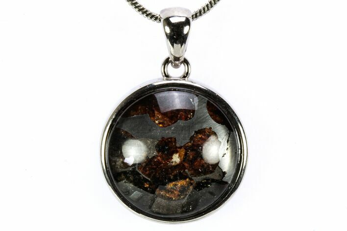 Seymchan Pallasite Meteorite Pendant - Russia #335523